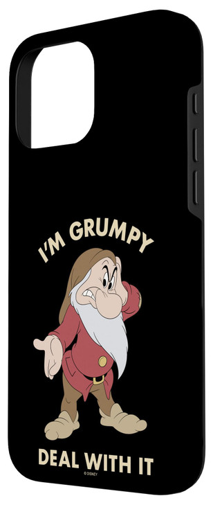 Disney Snow White I'm Grumpy Deal With It Case for iPhone 16 Pro Max