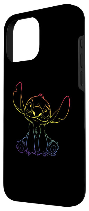 Disney Lilo & Stitch Rainbow Gradient Stitch Case for iPhone 16 Pro Max
