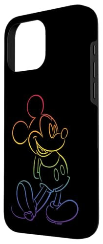 Disney Mickey & Friends Rainbow Gradient Mickey Mouse Case for iPhone 16 Pro Max