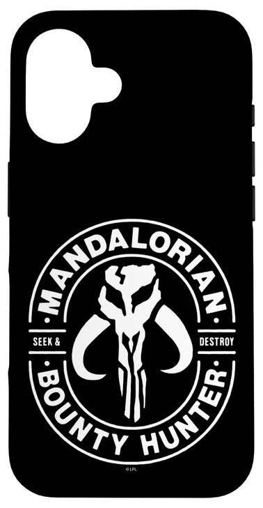 iPhone 16 Star Wars: The Mandalorian Bounty Hunter Mythosaur Logo Case