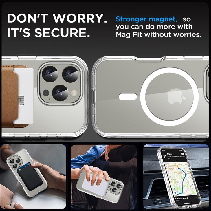 AICase for iPhone 16 Pro Max Case Clear[Compatible with MagSafe] Heavy Duty Drop Protection Full Body Rugged Shockproof/Dust Proof 3-Layer Military P