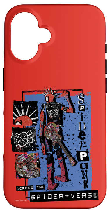 Marvel Spider-Man: Across the Spider-Verse Spider-Punk Back Case for iPhone 16