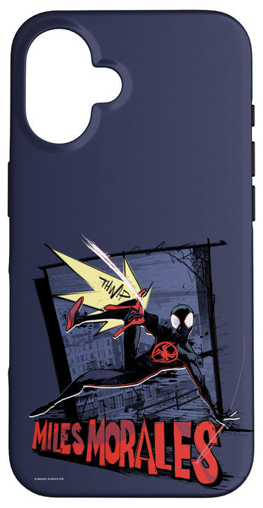 Marvel Spider-Man: Across the Spider-Verse Miles Web Thwip Case for iPhone 16