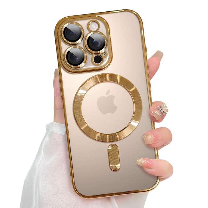 ZIYE Magnetic Case Made for iPhone 16 Pro 6.3 Inch [Compatible with MagSafe] Soft TPU Phone Phone Cover with Full Camera Lens Anti-Scratch Drop Prote