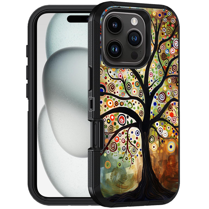 FQTBCEARI Designed for iPhone 16 Pro Case, Military Grade Heavy Duty 3-Layer Shockproof Drop Full-Body Protective Phone Cover for iPhone 16 Pro (6.3"