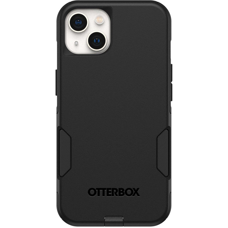 OtterBox iPhone 13 (ONLY) Commuter Series Case - Black, Slim & Tough, Pocket-Friendly, with Port Protection