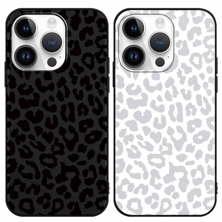 RUMDEY 2 Pack Cute Cheetah Print for iPhone 16 Pro 6.3 Inch Phone Case,Luxury Leopard Pattern Design Cases Soft Silicone Slim TPU Shockproof Protecti
