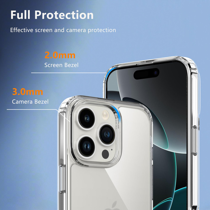 Natbok Case for iPhone 16 Pro Phone Case,Shockproof Soft TPU Bumper and Hard PC Back Case,Non-Yellowing,Anti-Scratch,Drop Protection,Slim Fit Cover C