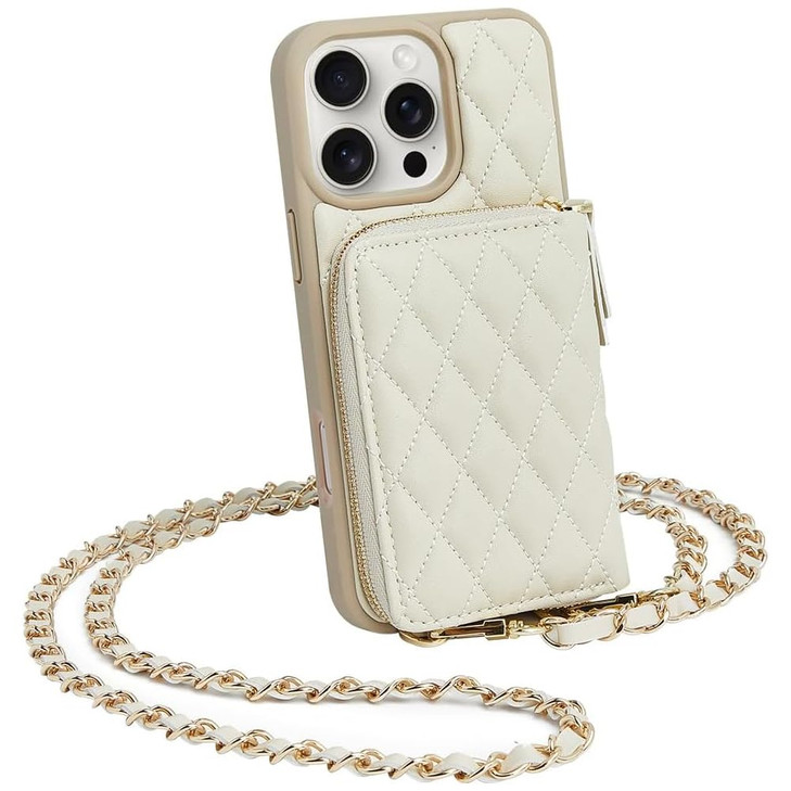 LAMEEKU Compatible with iPhone 16 Pro Max Case Wallet with Card Holder, RFID Blocking Wrist Strap Crossbody Phone Cover for Women for iPhone 16 Pro M