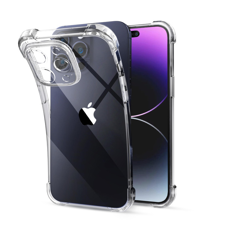 IAIYOXI for iPhone 16 Pro Max Phone Case Clear, Shockproof Thin Crystal Clear Cover, Transparent Non-Yellowing and Bumpers Slim Anti-Scratch Protecti