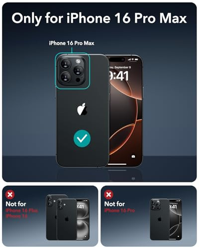 ESR for iPhone 16 Pro Max Case, Compatible with MagSafe, Shockproof Military-Grade Protection, Magnetic Phone Case for iPhone 16 Pro Max, Classic Hyb