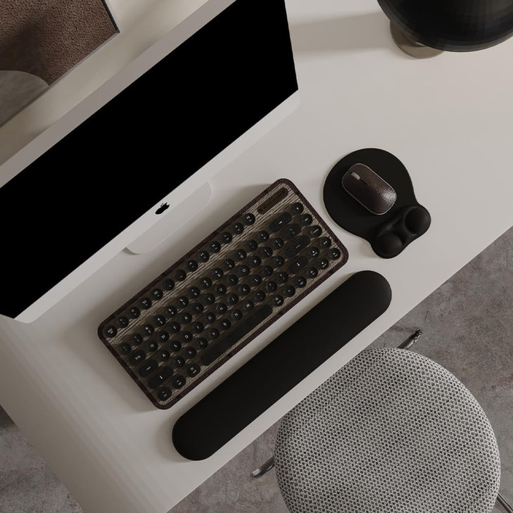 Ergonomic Mouse Pad with Wrist Rest Support&Gel Cushion for Desk; Cute Computer Decor Accessories for Women. Small Mousepad Mat Laptop Pads for Offic