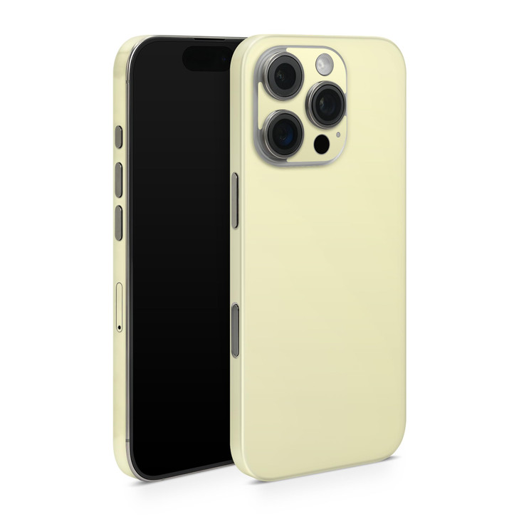 Tacky Design Solid Skin for iPhone 16 Pro Max Skin Wrap, Minimalistic Skin for iPhone 16 Pro Max Stickers, Premium Vinyl 3M Full Wrap for iPhone 16 P