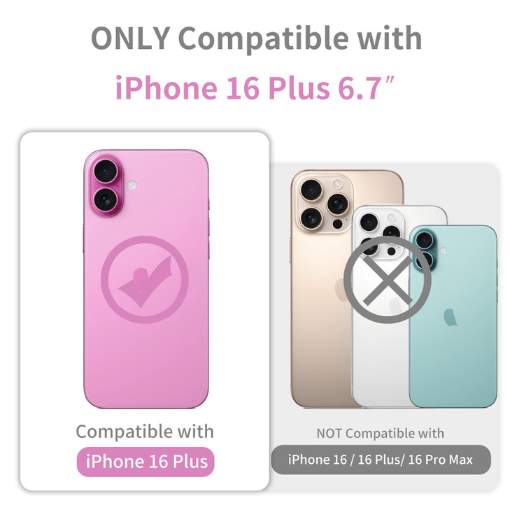 JJGoo Compatible with iPhone 16 Plus Case Clear Glitter, Sparkle Soft TPU Transparent Shockproof Women Girls Slim Bling Sparkly Bumper Cover Phone Ca