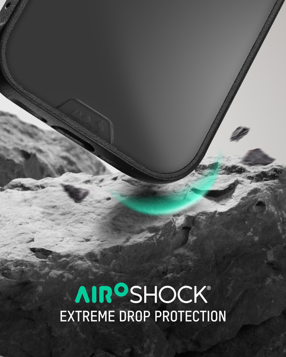 Mous for iPhone 17 Pro Case Clear, Camera Control Cover- Clarity - Anti-Yellowing Shockproof Cover for iPhone 17 Pro - Scratch Resistant Crystal Clea