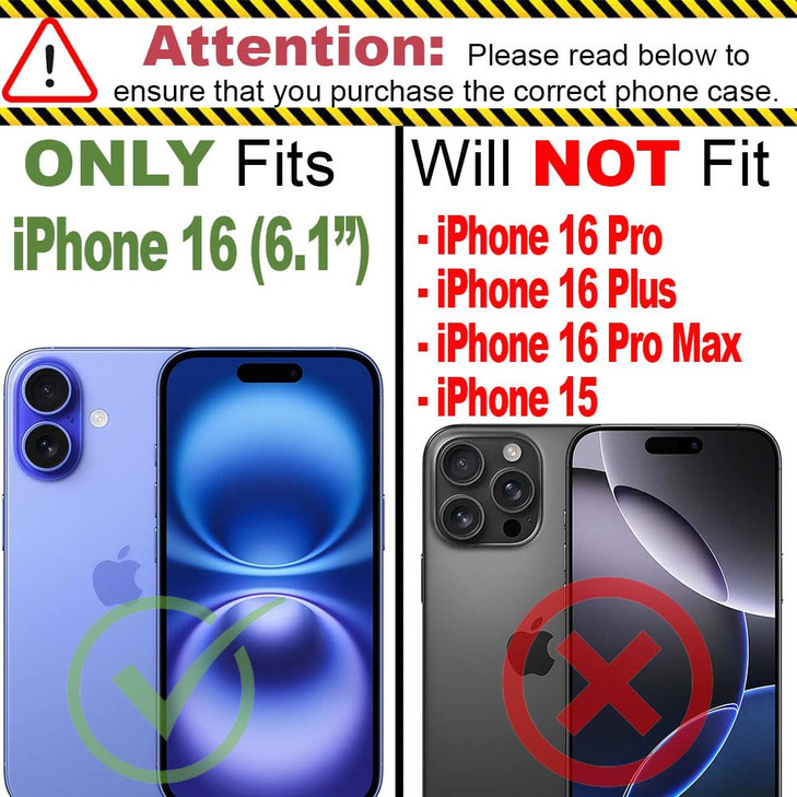 CoverON Designed for Apple iPhone 16 Case Slim, Minimal Thin TPU Flexible Skin Cover Guard Protective Silicone Sleeve Fit iPhone 16 Phone Case - Blac