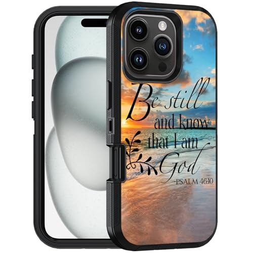 FQTBCEARI Designed for iPhone 16 Pro Max Case, Military Grade Heavy Duty 3-Layer Shockproof Drop Full-Body Protective Phone Cover for iPhone 16 Pro M