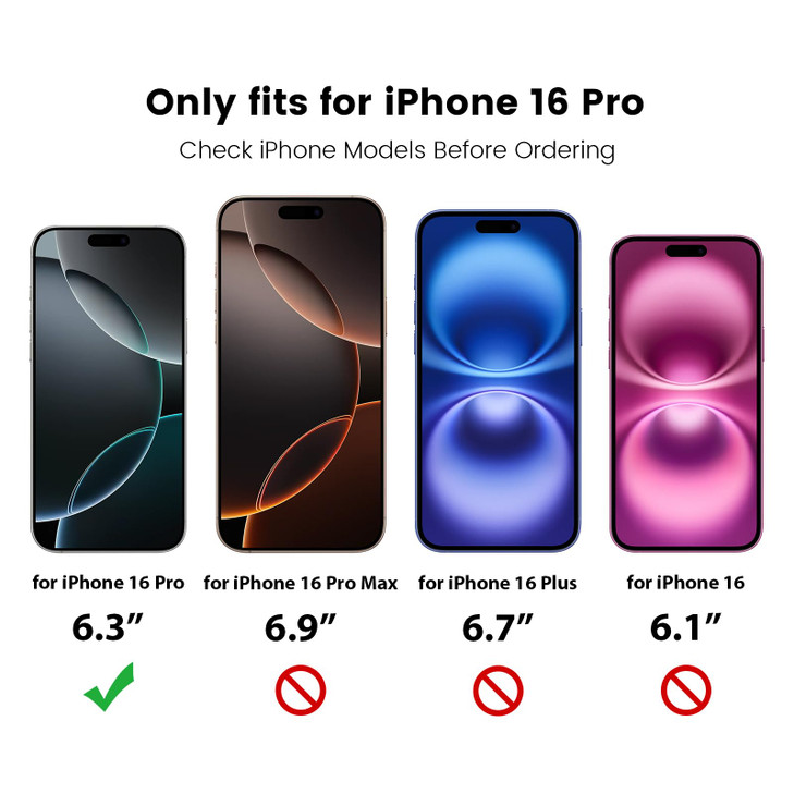 Nillkin for Phone 16 Pro case, CamShield Pro 16 Pro Case with Slide Camera Cover, Back Cover Compatible with Phone 16 Pro 5G Slim case 6.3'' Black