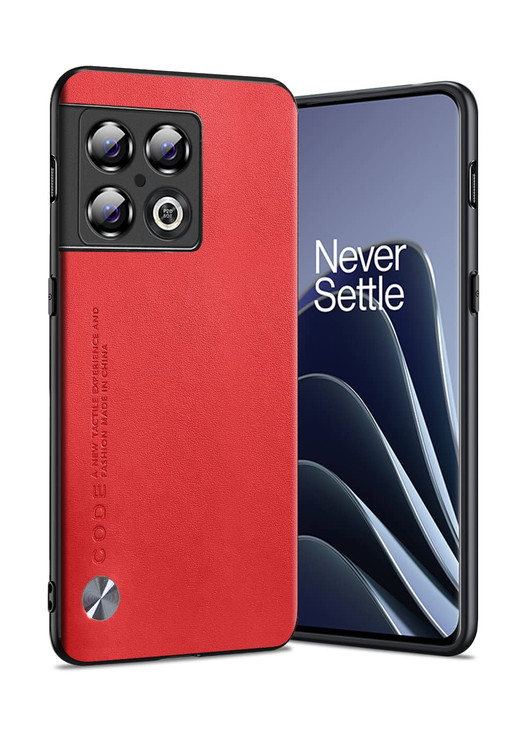 Puxssul for OnePlus 10 Pro Case 5G, Soft TPU Artificial Leather Back, Extremely Light Ultra-Light Cover, Anti-Fingerprint-Scratch Camera Protection P