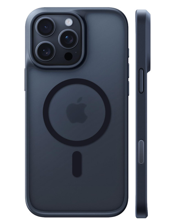 TORRAS Magnetic Shockproof for 15 Pro Max Case, Compatible with MagSafe, Military-Grade Drop Tested, Translucent Slim Protective Case for 15 Pro Max