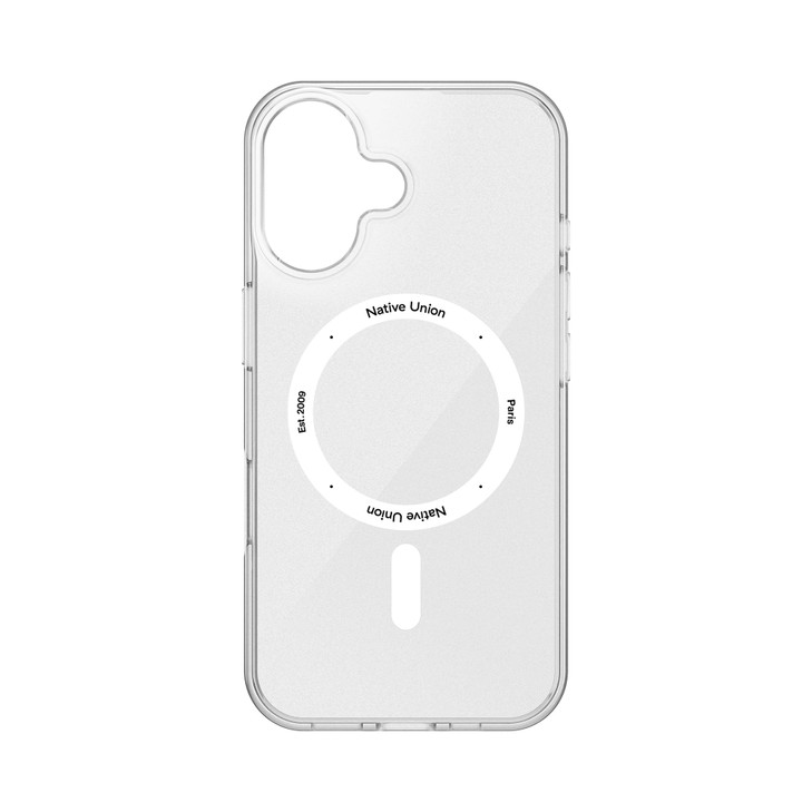 Native Union (Re Clear Case  Transparent Anti-Yellowing Case  MagSafe Compatible with Built-in Magnets  Recycled Materials  Ultra-Durable with Mi