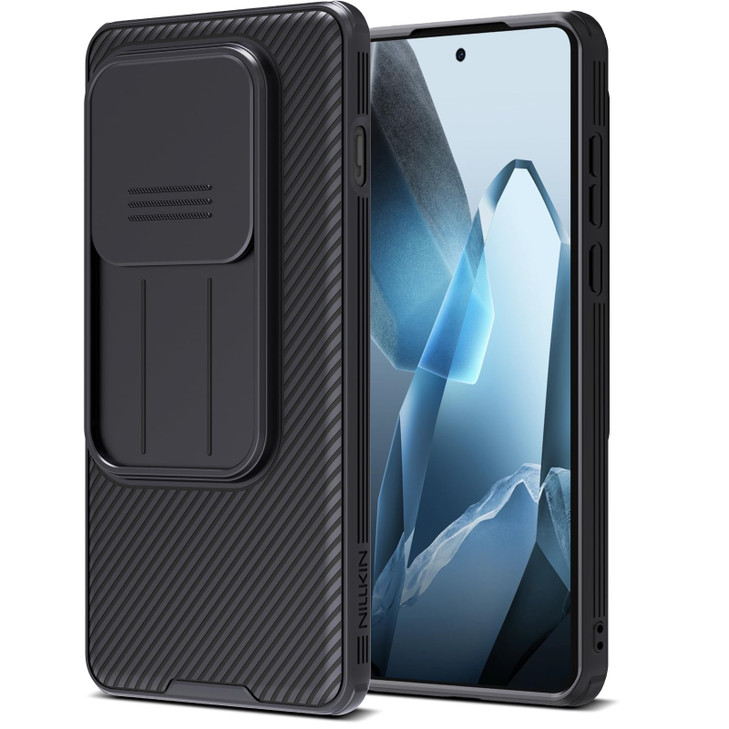 Nillkin Designed for OnePlus 13 Case with Slide Camera Cover, [Anti-Scratch] Hard PC & TPU Slim Shockproof Protective Phone Case for OnePlus 13 6.8''
