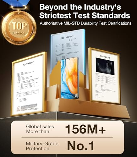 UltraGlass Unbreak 9H+ Glass for Samsung Galaxy S25 Ultra Screen Protector [Military Grade Shatterproof & Longest Durable] Galaxy Screen Protector S2