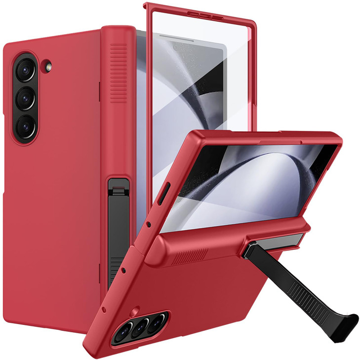 NINKI for Samsung Galaxy Z Fold 6 Case with Screen Protector,Hinge Protective Rotatable Kickstand Invisible Bracket Full-Body Case for Samsung Galaxy