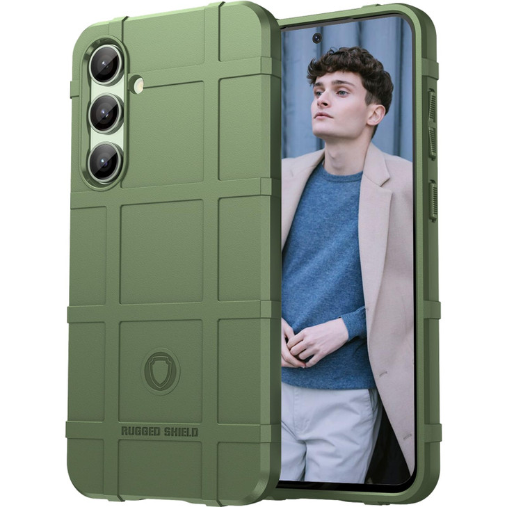 Ephoou Slim Case for Samsung Galaxy S24 FE, [Rugged Shield Series] Military Grade Shockproof [Drop-Tested] and Camera Lens Protection Cover Case for