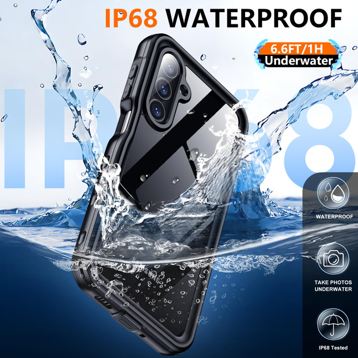 SPIDERCASE for Samsung Galaxy A16 5G Case Waterproof,Built-in Screen & Camera Lens Protector [IP68 Underwater][12FT Military Shockproof] Full Body Pr