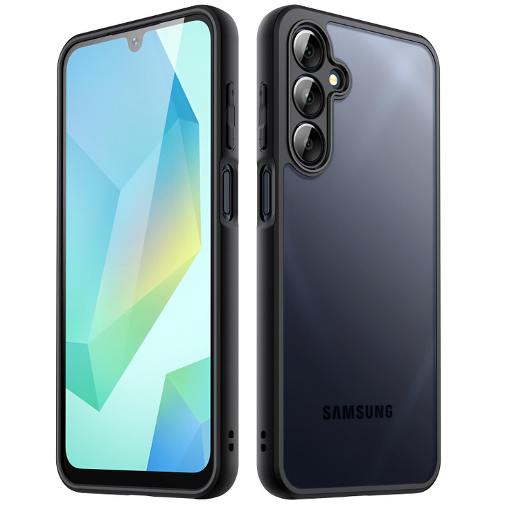 JETech Matte Case for Samsung Galaxy A16 5G / 4G 6.7-Inch, Frosted Translucent Back Protective Slim Phone Cover, Anti-Fingerprints (Black)