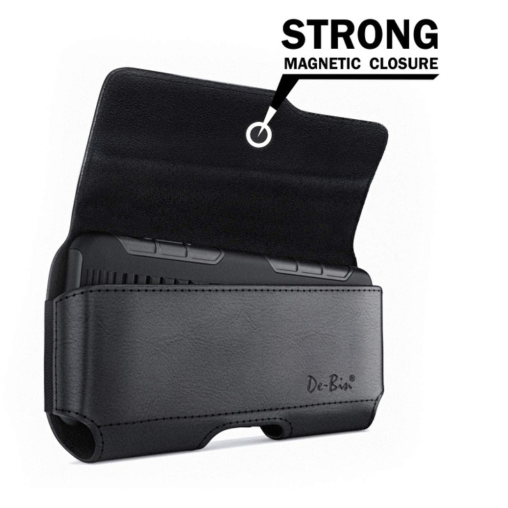 DeBin Case for Galaxy S25 Ultra S24 Ultra 5G, S24 FE, S23 Ultra, S22 Ultra, S21 Ultra, Note 20 Ultra - Cell Phone Belt Holster with Clip Pouch Holder