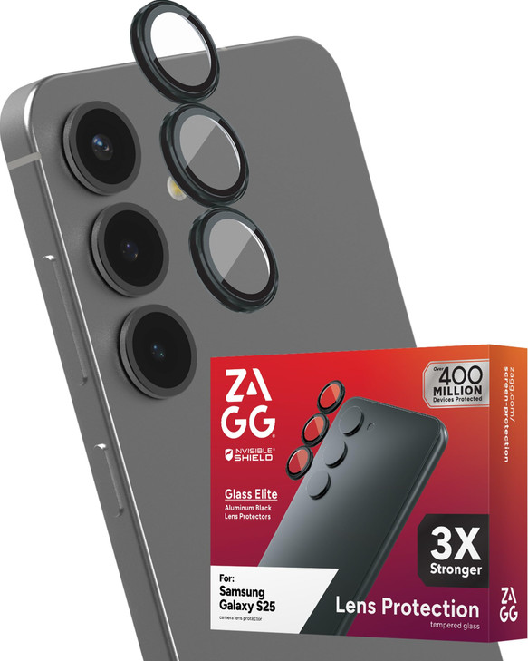 ZAGG Glass Elite Anti-Reflective Samsung Galaxy S25 Camera Lens Protector  Anti-Glare Technology, Maximum Impact & Scratch Resistance, Smudge-Free S