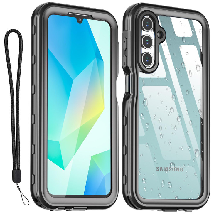 AICase Waterproof Case for Samsung Galaxy A16 Clear Snowproof,Dustproof and Shockproof,IP68 Certified Real 360 Full Body Protection Fully Sealed Unde