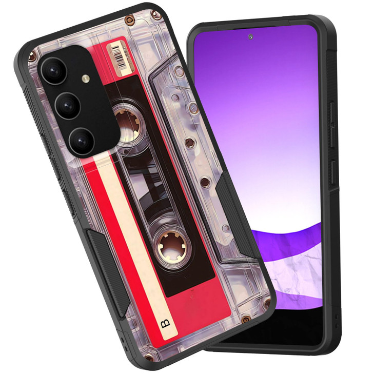 CICPLKSE for Galaxy S24 FE Case,Dual Layer Heavy Duty Hybrid Shockproof Hard PC Soft Silicone TPU Bumper Protective Cover Case for Samsung Galaxy S24