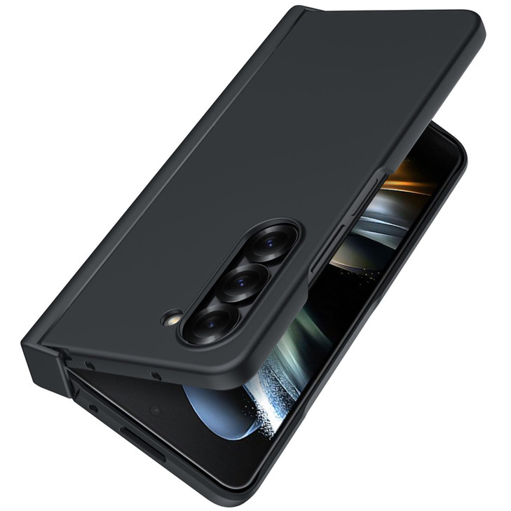 JUNAUTTB for Samsung Galaxy Z Fold6 Case,Hinge Protection, Matte PC Hard Protective Cover,Slim Fit Simple,with Camera Lens Protecto,Durable Phone Cas