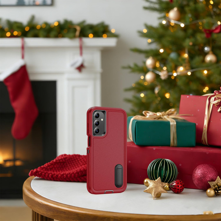 IDweel for Galaxy A16 5G Case Red for Men Women, Heavy Duty Protection Shockproof Anti-Scratch Slim Fit Lightweight Protective Durable Case Hard Cove