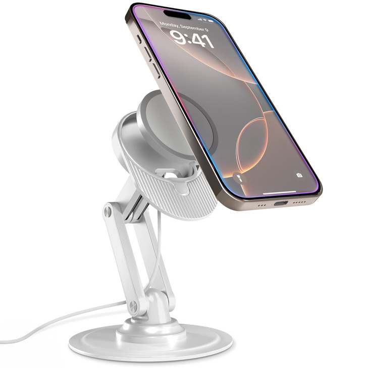 COOPER 360 MagBase - iPhone MagSafe Charger Stand for Apple MagSafe Charger (Not Included) AirPods Charger, MagSafe Stand for iPhone 17/16/15/14/13/1