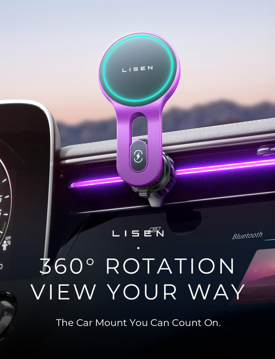 LISEN for 15W MagSafe Car Mount Charger, [Safer & Faster] Vent Magnetic Wireless Car Charger, Car Vent Phone Mount Charger Fits iPhone 16 Pro Max Plu