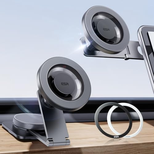 ESR for MagSafe Car Mount, Car Phone Holder, Tesla Touchscreen Car Mount, Magnetic Phone Holder for Car, for iPhone 17/16/16e/15/14/13/12, S25, Pixel