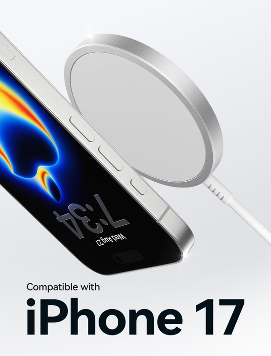 JSAUX Charger for iPhone 17 Magsafe Wireless Charging, Compatible with iPhone 17 Air Pro Max/16/15/14/13/12 Series, Magnetic Mag Safe Charging Pad, A