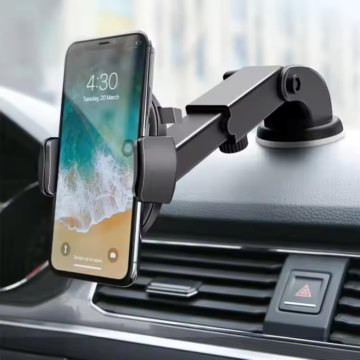 Windshield Mount Car Phone Holder for Phone in Car for Samsung, 360 Rotation Car Holder for iPhone Phone Stand Support iPhone 16