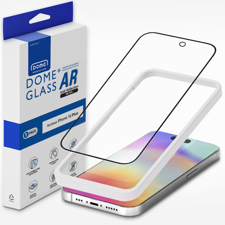 DOME GLASS Whitestone Screen Protector for 16 iPhone