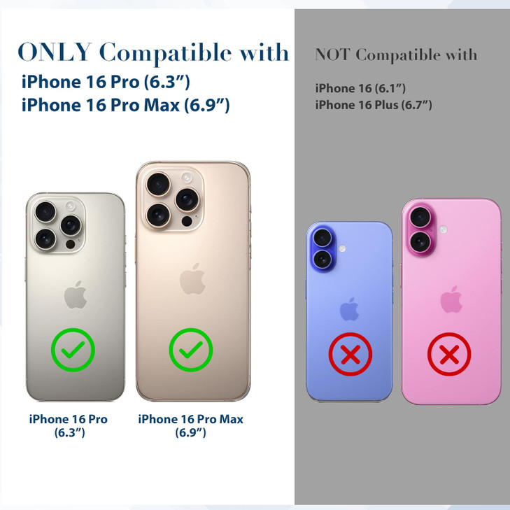 Goton Compatible for iPhone 16 Pro Max & 16 Pro Camera Lens Protector, Bling Glitter Metal Cover Glass Lens Screen Protective Accessories for iPhone