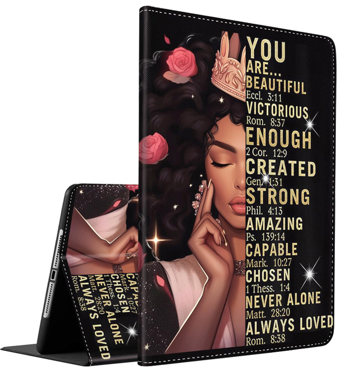 Case for New iPad Pro 11 Inch Case (M4, 5th Generation 2024), Multi-Angle Smart Stand Cover Auto Sleep/Wake for New iPad Pro 11 2024?African American