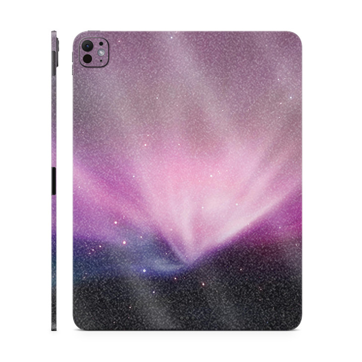 Glossy Glitter Skin Compatible with Apple iPad Pro 13 (M4) 2024 - Spaced Out - Premium 3M Vinyl Protective Wrap Decal Cover - Easy to Apply | Crafted
