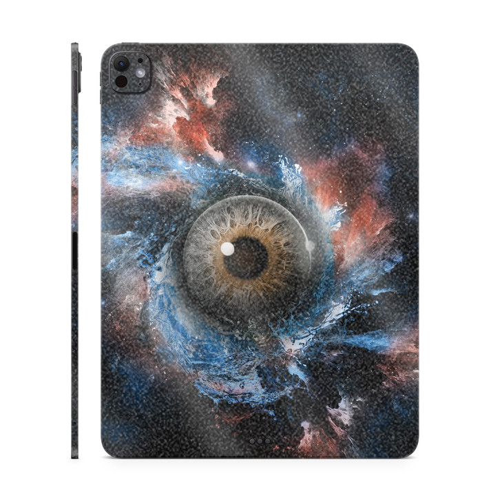 Glossy Glitter Skin Compatible with Apple iPad Pro 13 (M4) 2024 - Eye See You - Premium 3M Vinyl Protective Wrap Decal Cover - Easy to Apply | Crafte