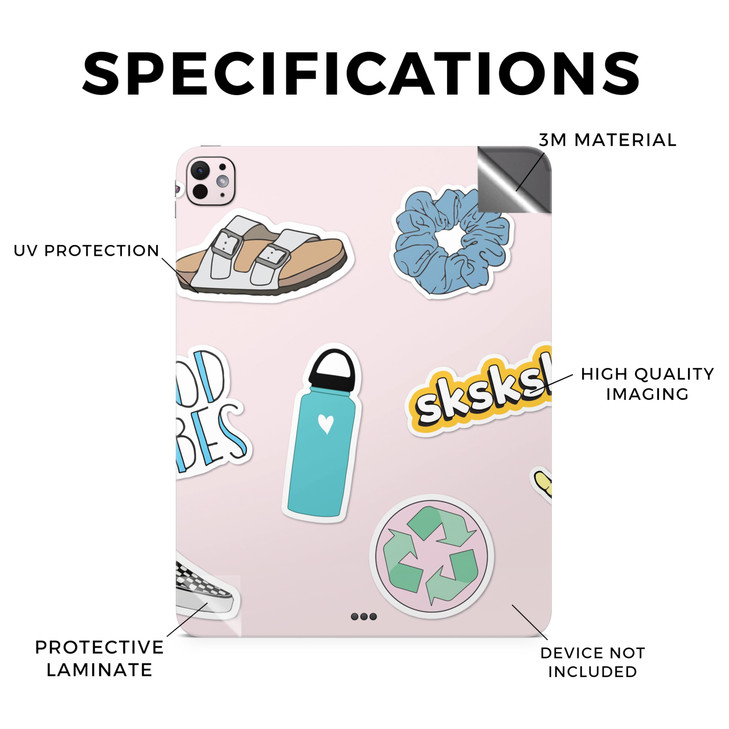 Skin Compatible with Apple iPad Pro 13 (M4) 2024 - VSCO1 - Premium 3M Vinyl Protective Wrap Decal Cover - Easy to Apply | Crafted in The USA by Might