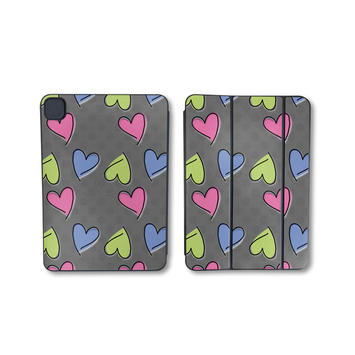 Skin Compatible with Apple Smart Folio for iPad Pro 11-inch (M4) 2024 - Girly - Premium 3M Vinyl Protective Wrap Decal Cover - Easy to Apply | Crafte