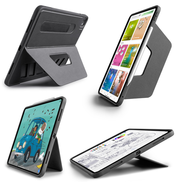 TineeOwl for iPad Pro 11-inch Case (M5/M4) 2025/2024, Adjustable Kickstand Magnetic Cover - Infinite Viewing Angles, Portrait/Landscape Stand, Apple